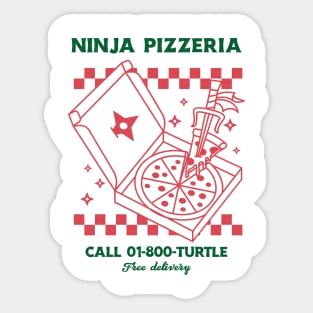 Ninja Pizza Delivery Cowabunga! Sticker